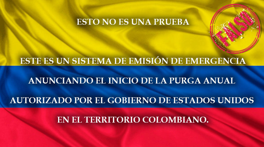 Mensaje de audio que anuncia ‘purga’ en la que cualquier delito será